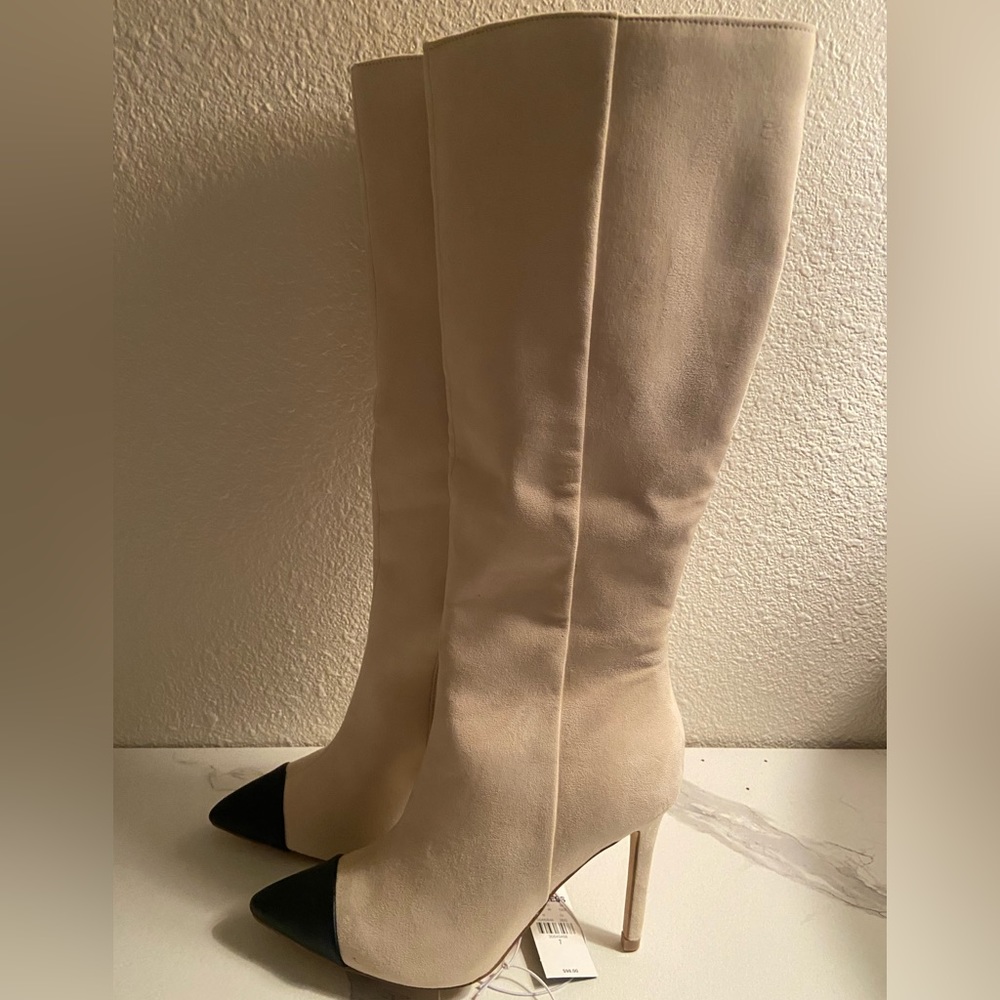 Express tall toe cap boots. Size 7. Brand new never worn with tags